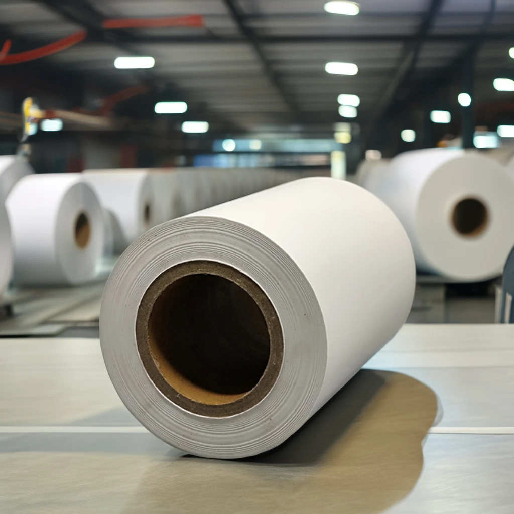Jumbo Roll Fasson полуглянцевая бумажная клейкая наклейка для широкого спектра рекламных и промышленных этикеток