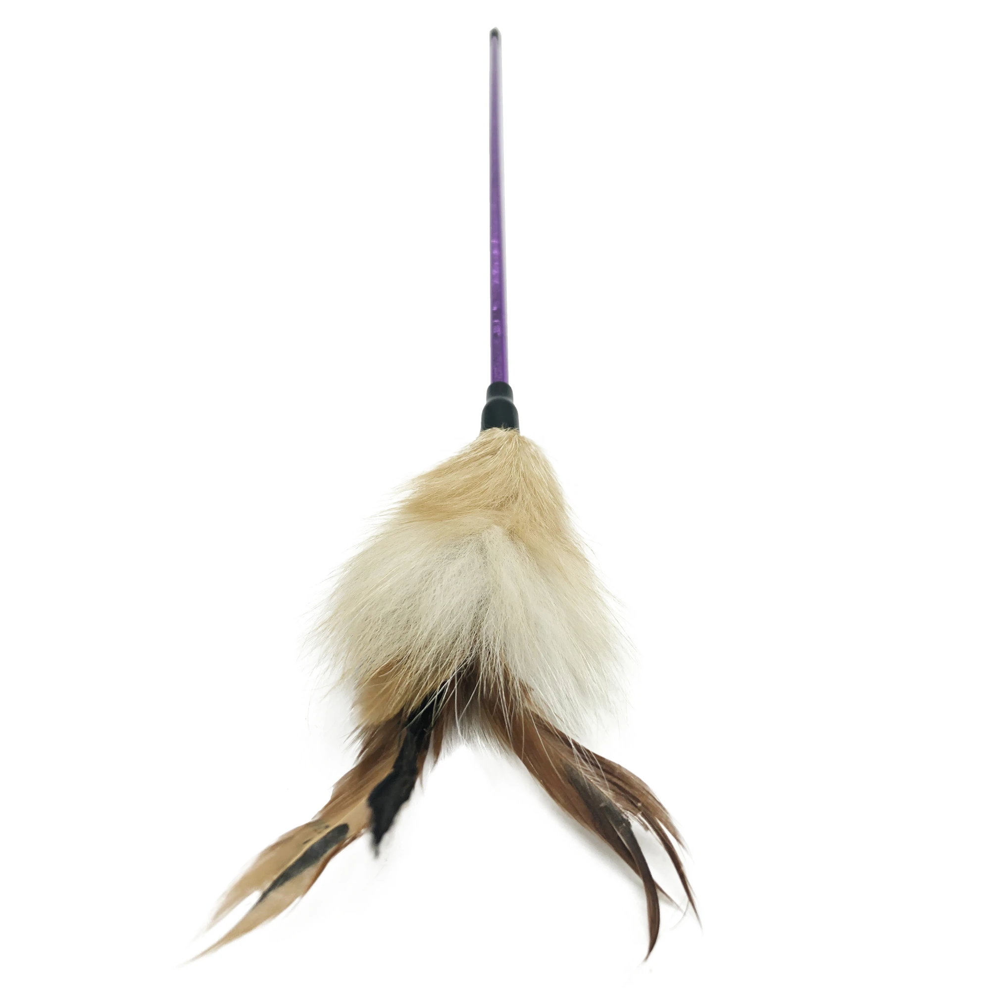 
Cute teaser different colors interactive cat feather toy for kitten 