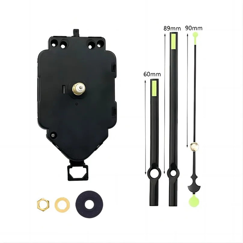 DIY Clock Parts Wall Quartz Silent Clock Mechanism Movement with Unique Minimalist Clock Pointer