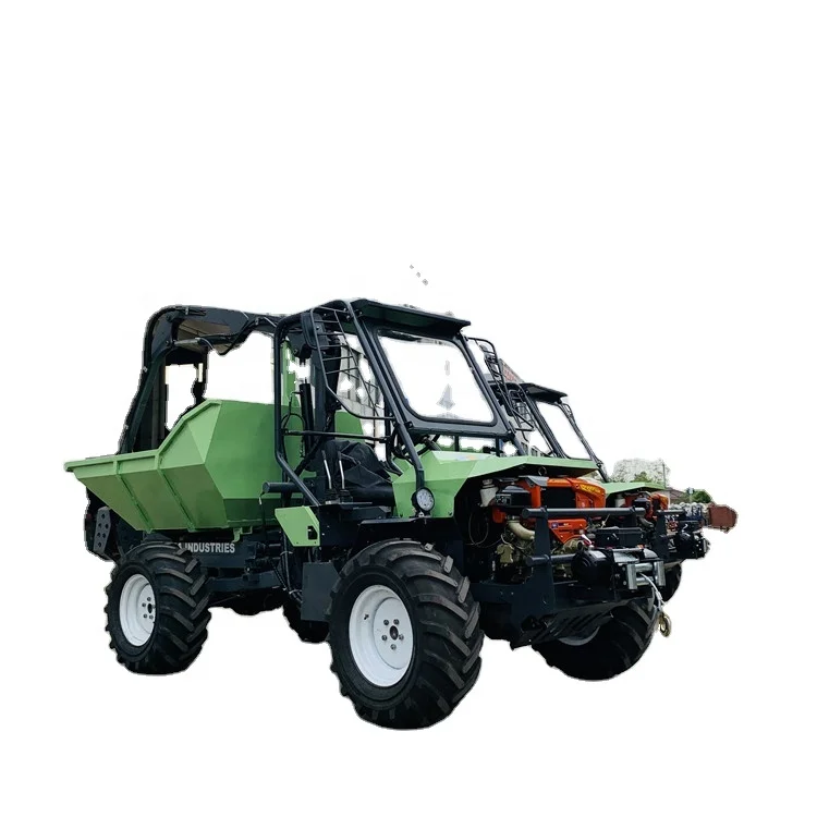 China self loading scissor lift oil palm farm tractor