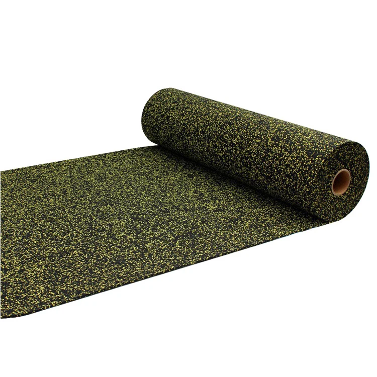 Крытый Тренажерный зал резиновый пол ролл коврик ковер для фитнеса