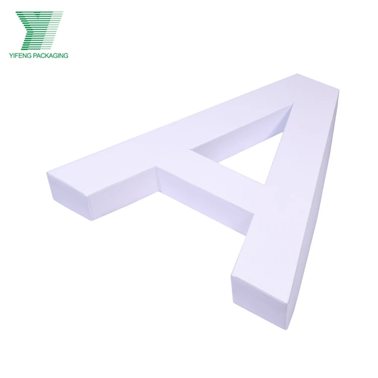 New Arrival Wholesale Custom logo rose gift packing wrapping paper A- Z Letter Flower Box