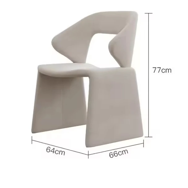 Luxury Single Reception Chair with Network Red Light for Negotiation Makeup Outdoor Hotel or Villa Use Single Sofa Lounge