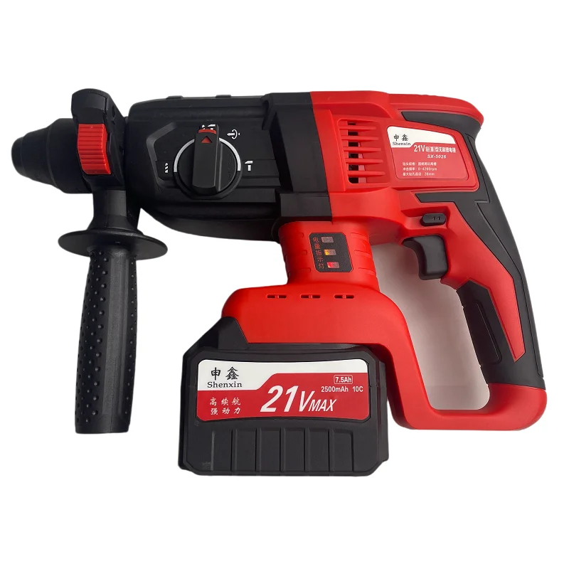 SENGXIN Professional Rechargeable Cordless Electric Rotary Hammer Drill Power Tools