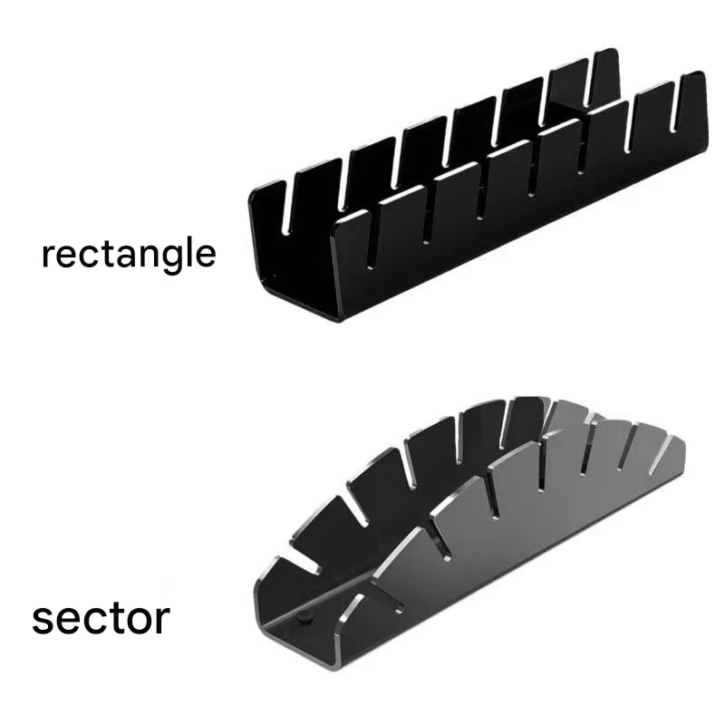 7 Holes Baseball Cap Display Stand Durable Clear Acrylic Hat Rack for Home Wardrobe Storage Organization Store Decoration