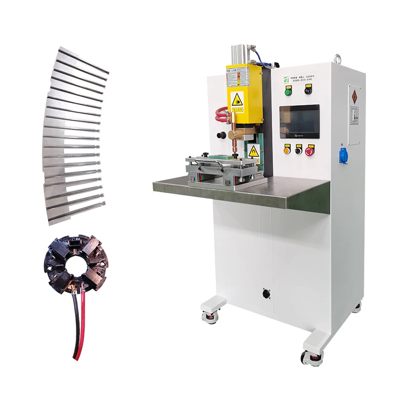 Stainless Steel Pneumatic Automatic current controlled electric Spot Welder for 1mm copper contact