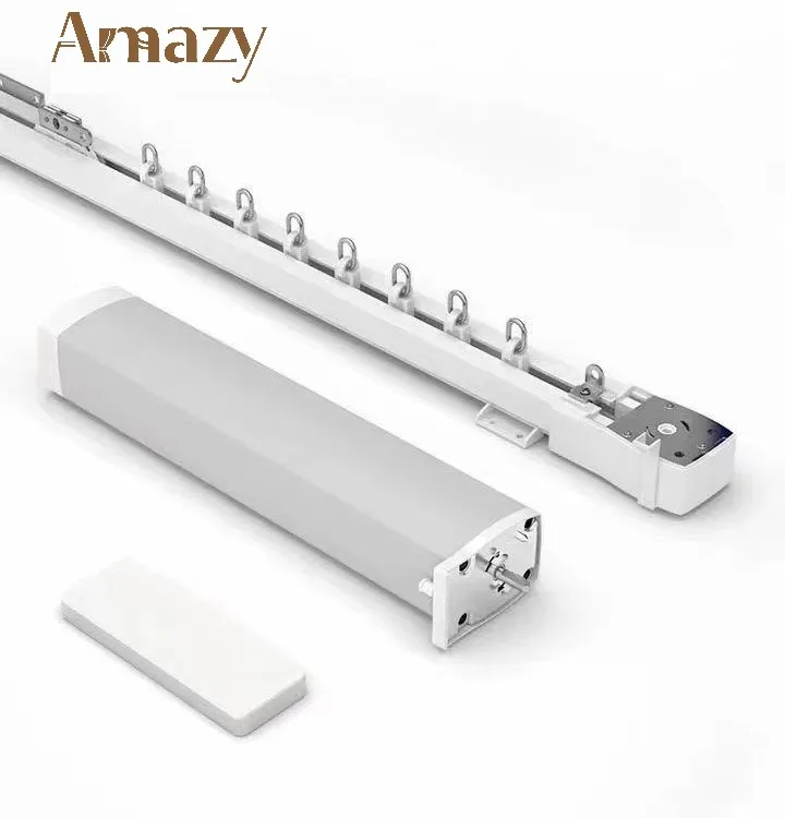 Automation  Curtain Motor and Rail Smart Wall And Remote Control Convenient Intelligent Electric Ceiling Curtain Rail Tracks