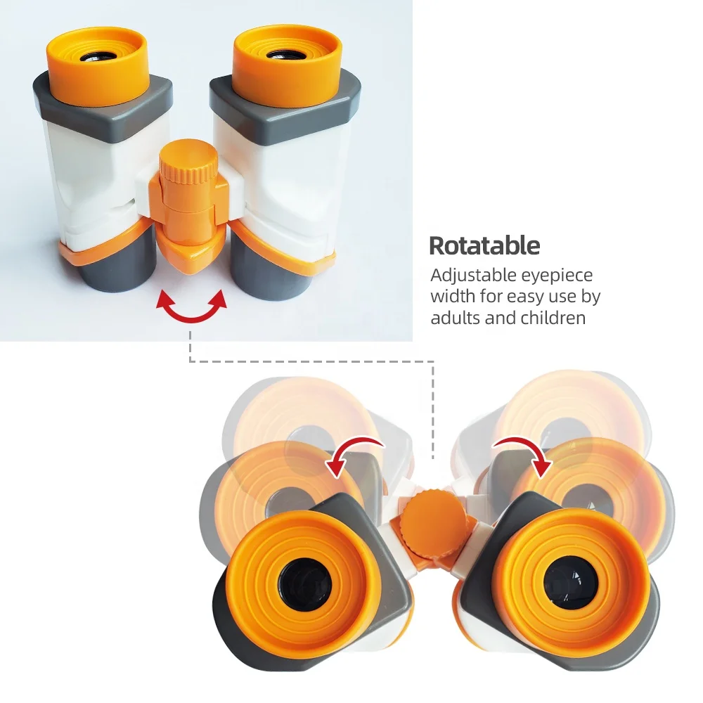 2024  Educational Toys Outdoor Kids Mini Portable Monocular And Binoculars Telescope Toys Pocket Telescope For Children