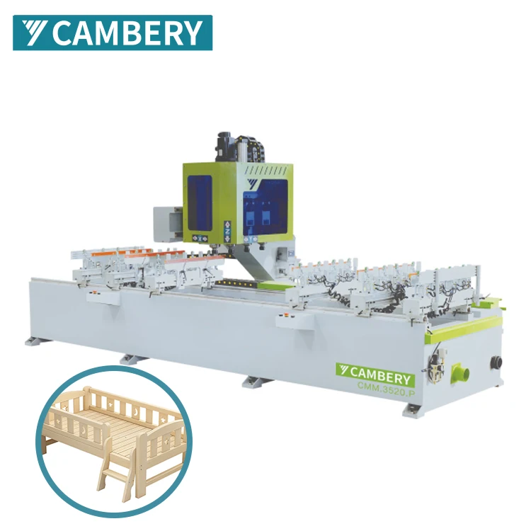 Однорядные фрезы высокой частоты с ЧПУ долбежный станок и шип слот машина Деревообрабатывающий долбежный станок