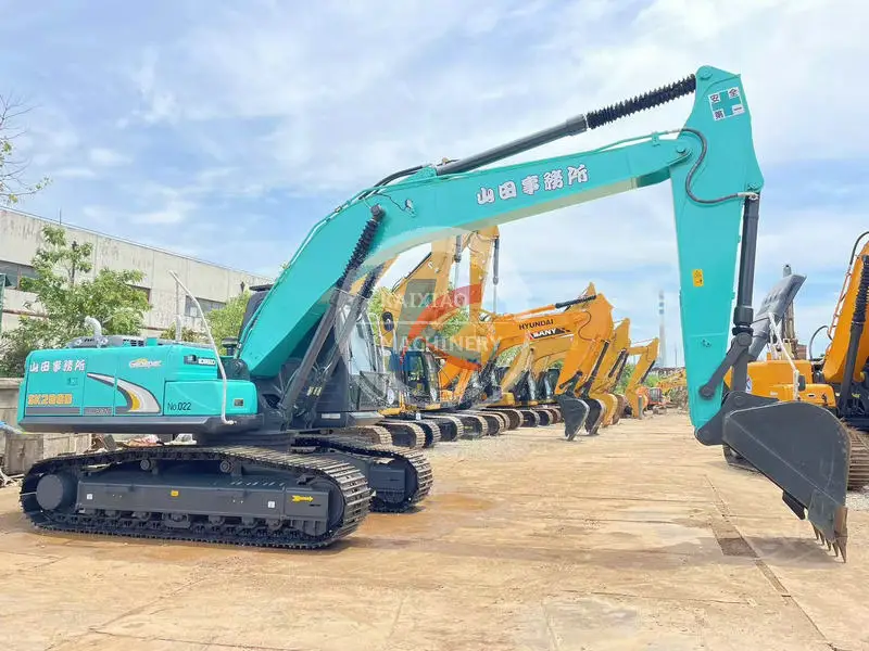 Kobelco SK200-8 used excavator 20 ton in stock crawler digger hydraulic machine excavadora backhoe secondhand Kobelco 200