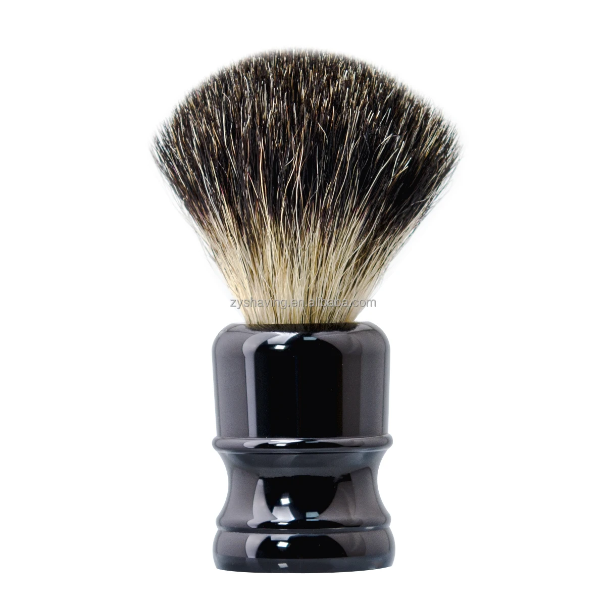 ZY Badger Hair Shaving Brush Handmade Shaving Brush with Fine Resin Handle Barbar Brush For Men
