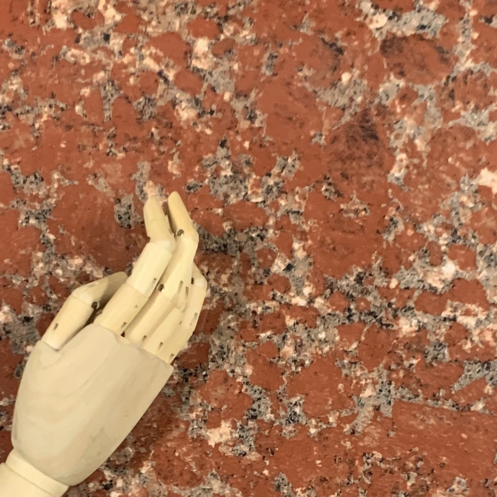 floor   Interior Glazed Ceramic 60*60 low price flooring marble look Rustic red color