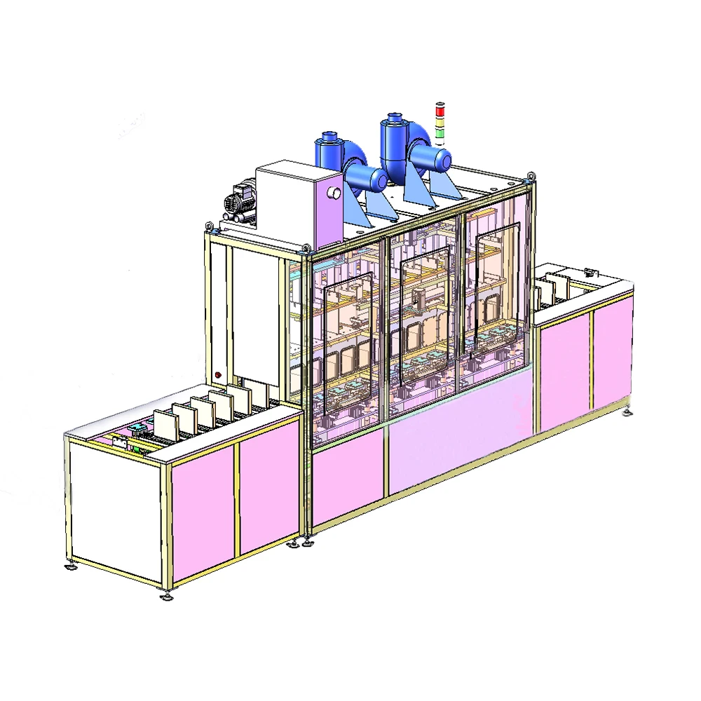 Auto Car Lithium Cell Battery Case Automatic Pretreatment  Cleaning Steamer