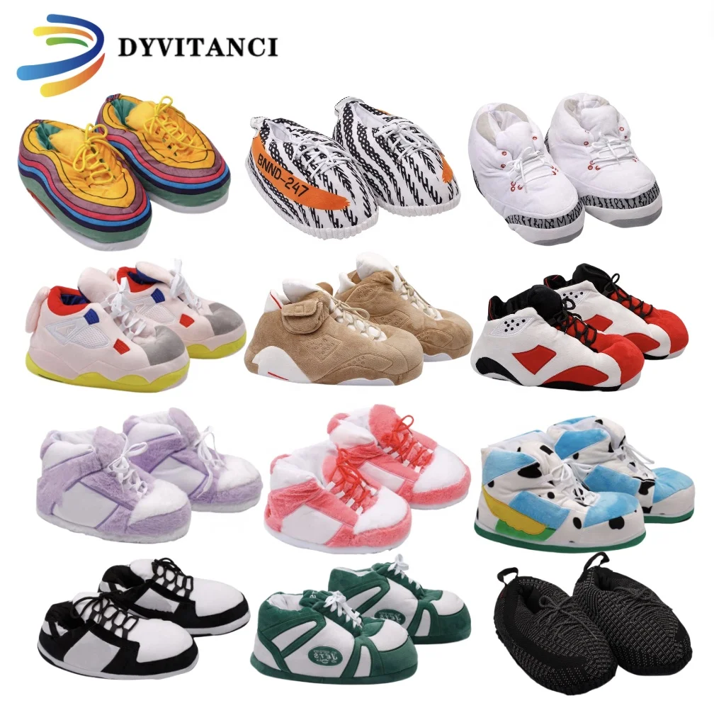 dropshipping product 2024 Hot Selling Sneaker Slippers One-Size House Sneaker Slippers ouse Floor Cotton Shoes Woman