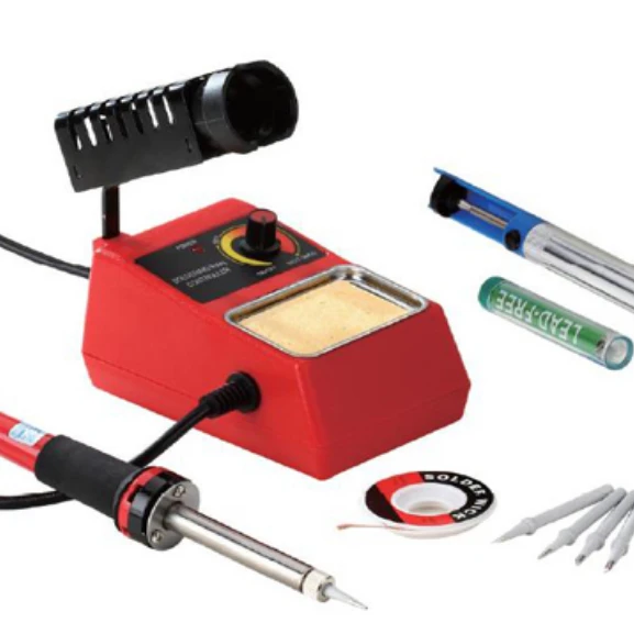 Ningbo Zhongdi ZD-98 Kit Digital Soldering Station, 48W/58W, Equivalent with Temperature Control, Solder Tips, Lead-free Solders