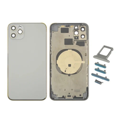  Новый продукт для iPhone 11 Pro Max задняя крышка корпус со средней рамкой боковые ключи лоток