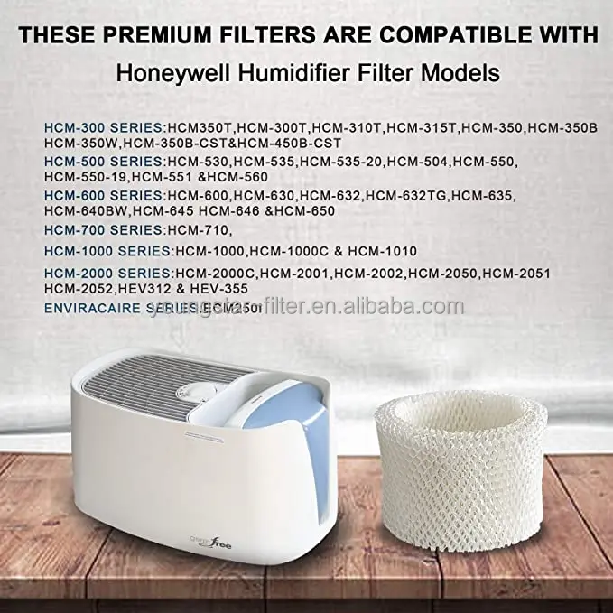  Premium Humidifier Filters Compatible with Honeywell Filter HAC-504 HAC-504AW & A HCM