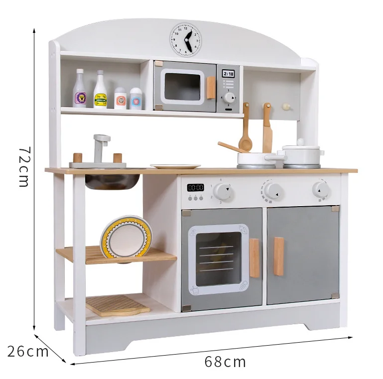 New shape hot sale Wooden Japanese style kitchen toys Wooden boys Japanese kitchen  Wooden toys Japanese kitchen