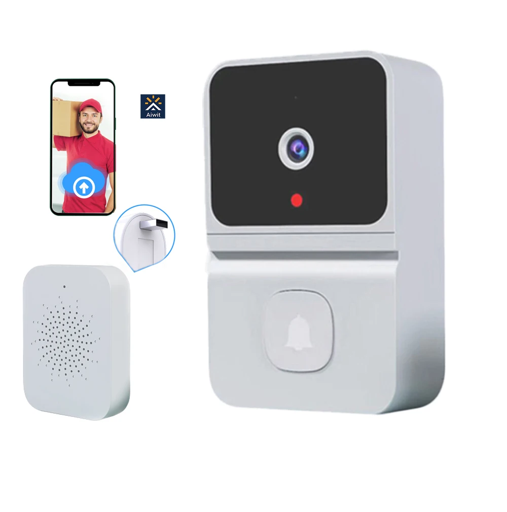 2022 Door Bell Factory Smart Home Motion Sensor Wifi Video Camara Security Intercom Ip Security wireless Ring Doorbell Camera