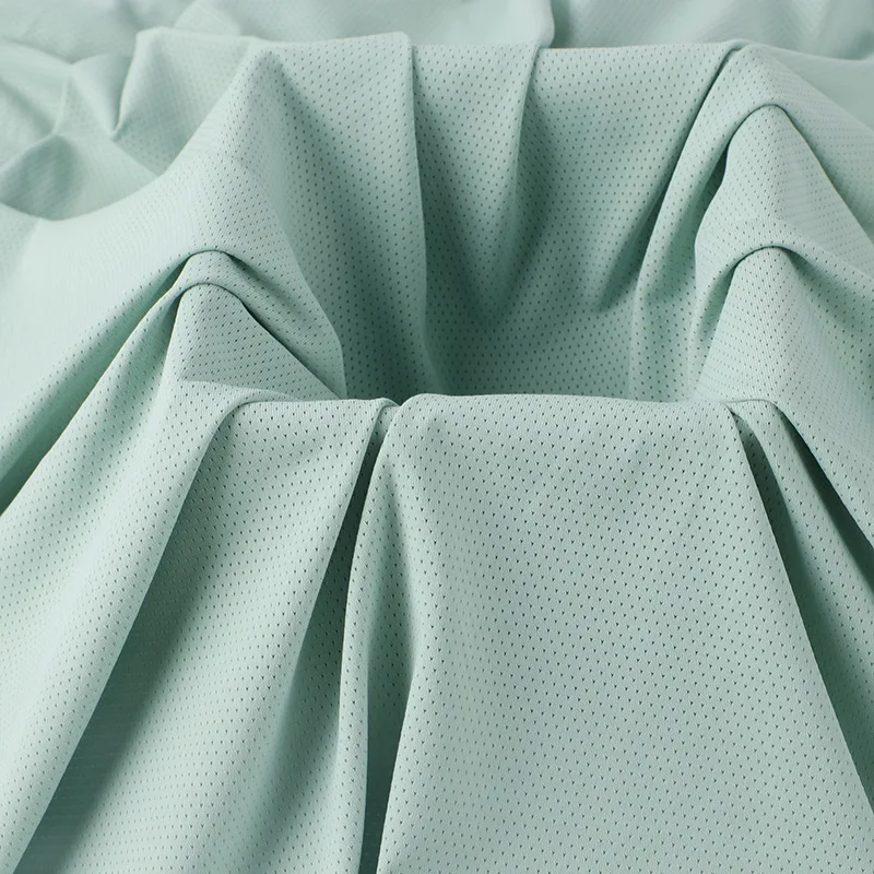 Nylon knit mesh fabric Breathable quick drying high stretch mesh underwear fabric 160g skin friendly sports fabric