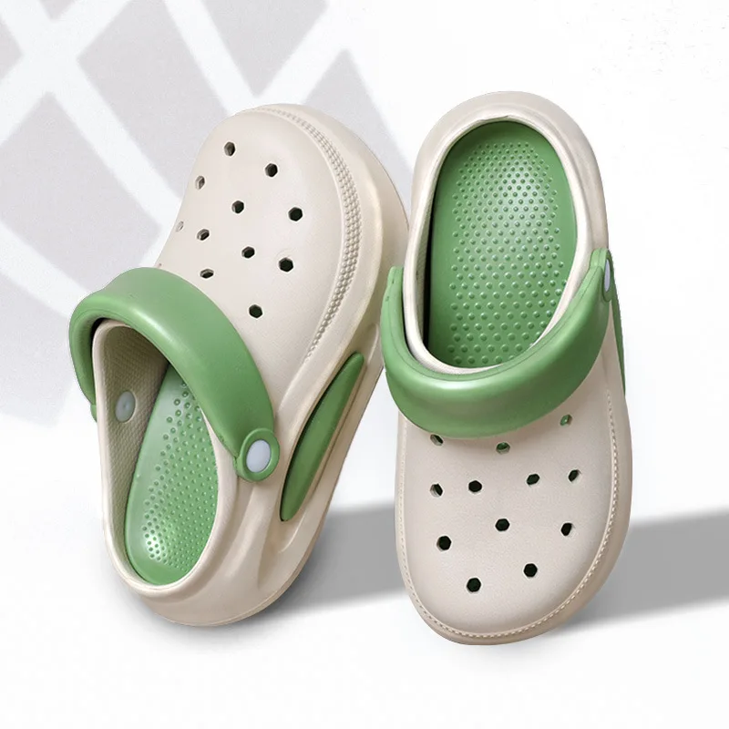 Muffin Platform Slippers Female Summer Fashion Wear Slippers Anti-slip Tide Drag EVA Slippers Female For Sale