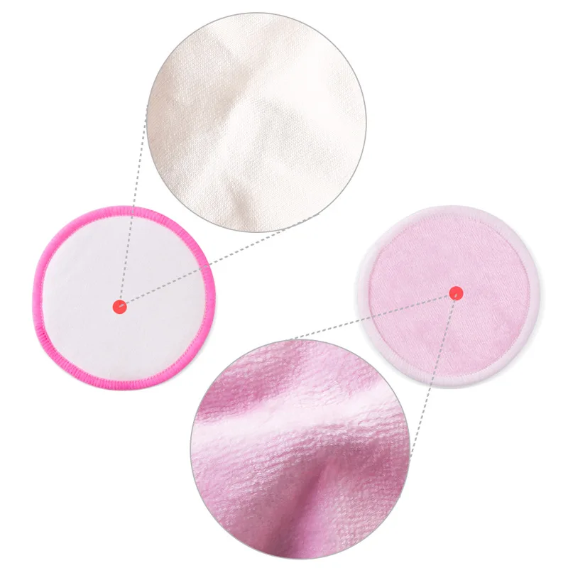 HZM 16 Pcs Facial Washing Sponge Soft Magic Face Cleaning Puff Sponge Organic made by Towel Gourd Pure natural Bamboo Pads