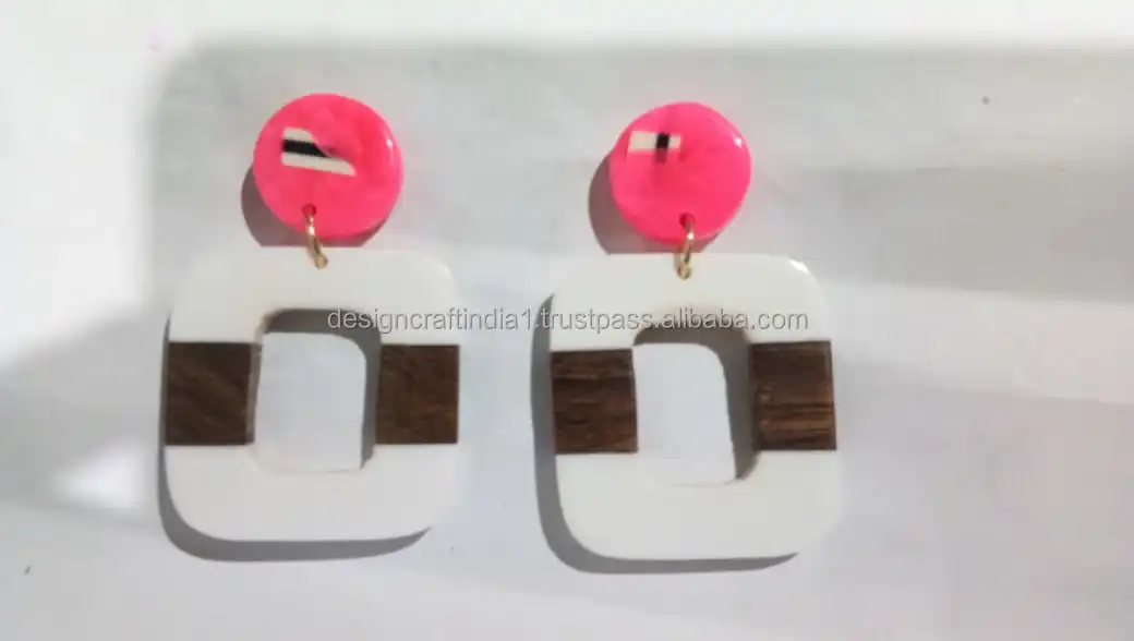 Best Quality New Collection Jewellery Resin Earring for Girls Gifting Use Earring with Custom Logo from Indian Manufacturer