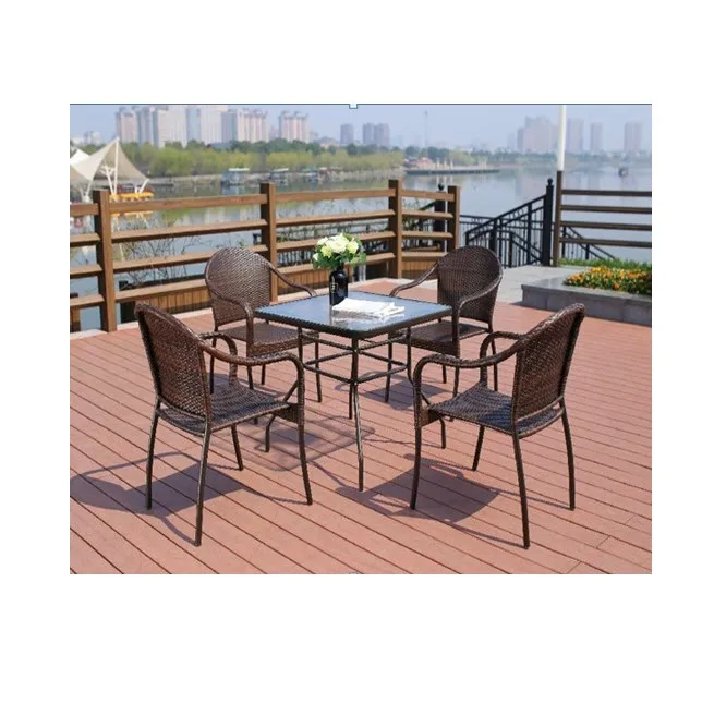 
cheap furniture rattan outdoor table ste 