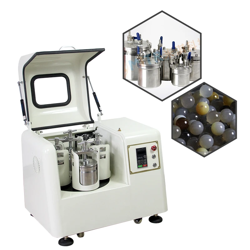 Hot Sale China Rotary 360 Omnibearing Grinding Milling Making Glass Powder Planetary Ball Mill Machine