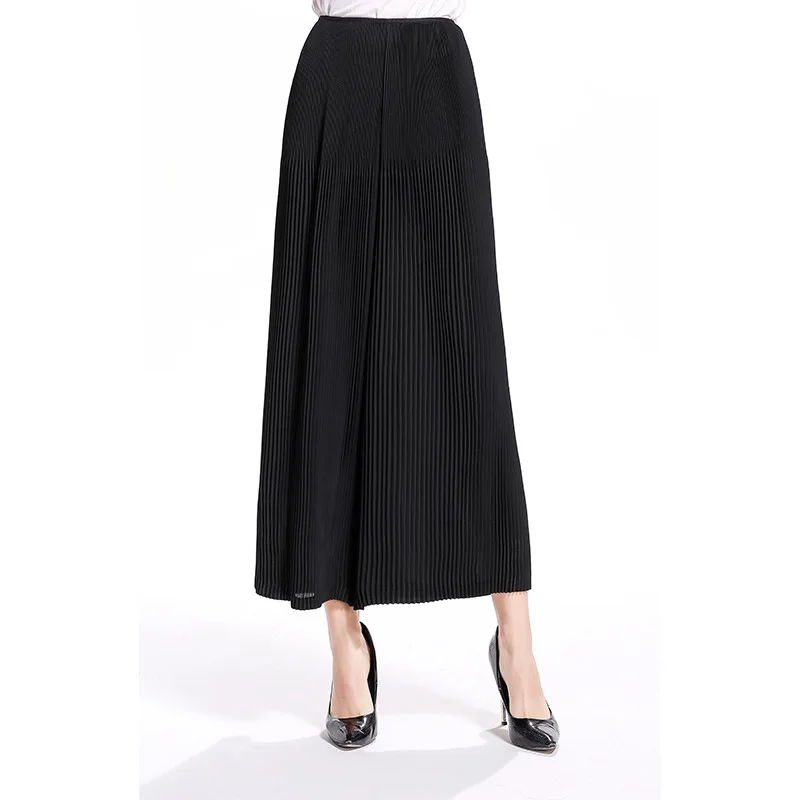 Latest design Fashion comfortable texture wide leg casual yoga Pleated Pants
