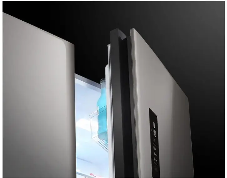 519L double door air cooled frost-free gray premium design refrigerator