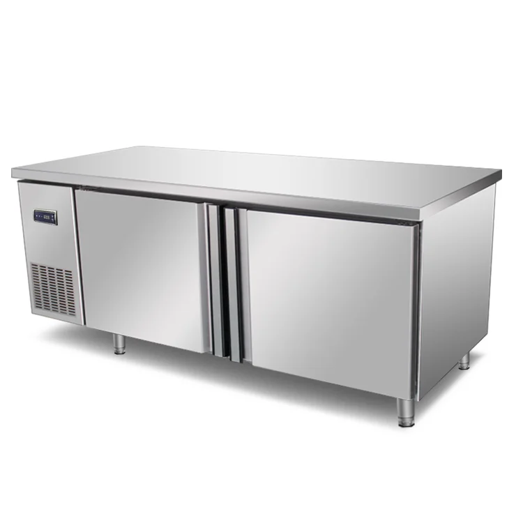 Conventional Straight-cold Stainless Steel Undercounter Chiller Under-counter Refrigerator