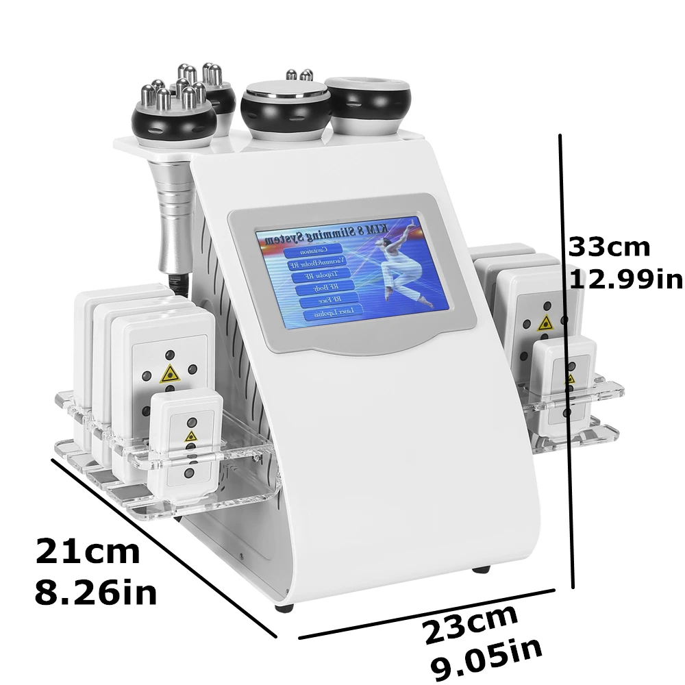 RF Lipo Laser Vacuum Cavitation Body Machine 40k or 80k Vacuum Cavitation System Weight Loss Machine
