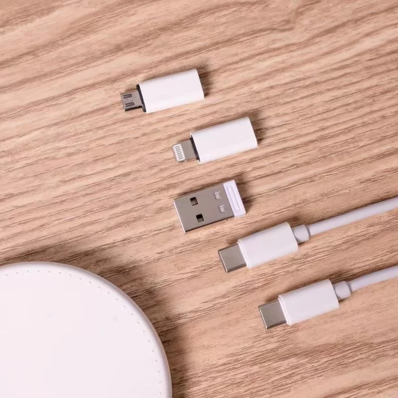 2023 Best Selling 6 In 1 Phone Holder Multi-Type Micro Card Type C Micro USB Adapter Cable Conversion Portable Storage Box