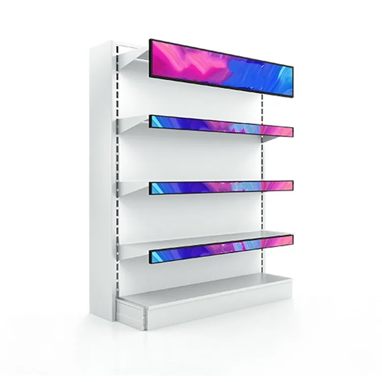 Новый стиль, Интеллектуальный светодиодный электронный дисплей, полки для гондолы, полки для супермаркетов, светодиодные рекламные этикетки, дисплей