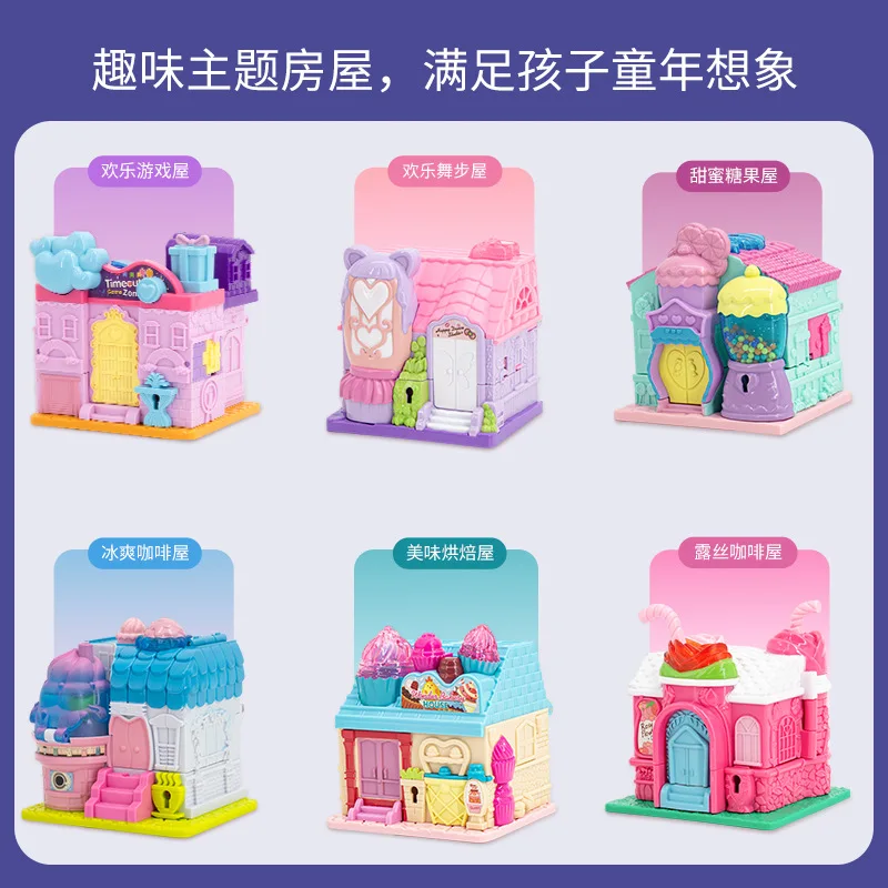 2024 New Product Hot Sale Doll House Toys For Kids Girls Miniature Dollhouse Princess Doll Plastic Play House
