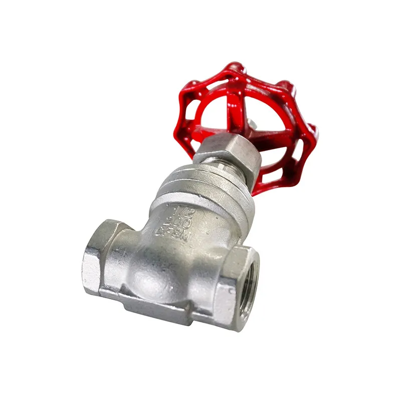 China Factory DN15 1/2' Handle Wheel Stainless Steel Gate Valve