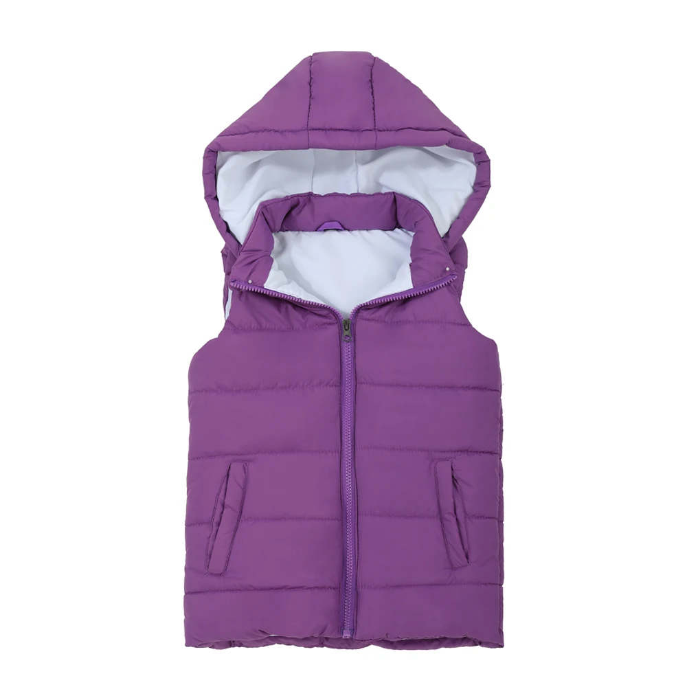 
Cute Little Girls Vests Outerwear with Hood 