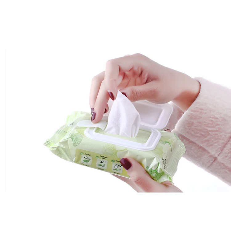 Пользовательские лого детские салфетки мешок мягкий хлопок очищающие салфетки для лица