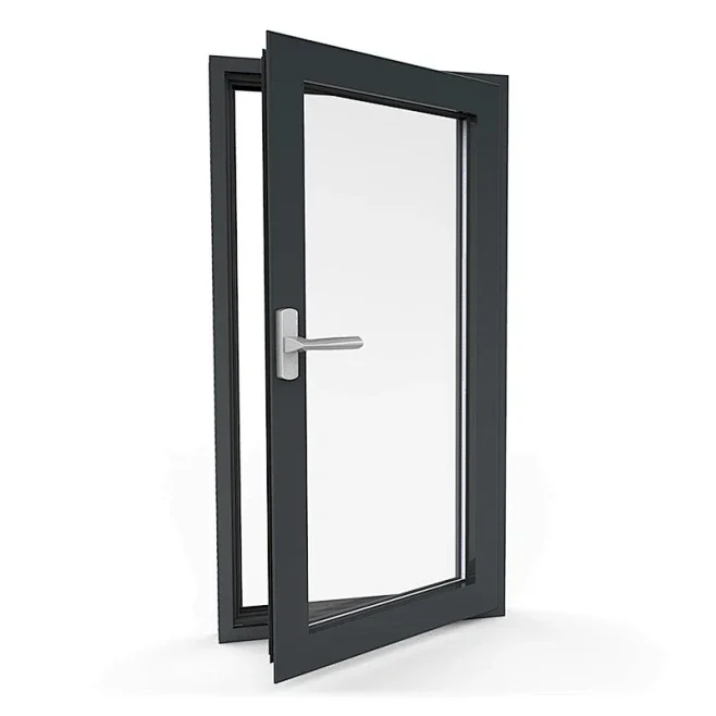 Timestill single tempered glass huge aluminum glass windows simple design aluminum casement windows for house and apartments,