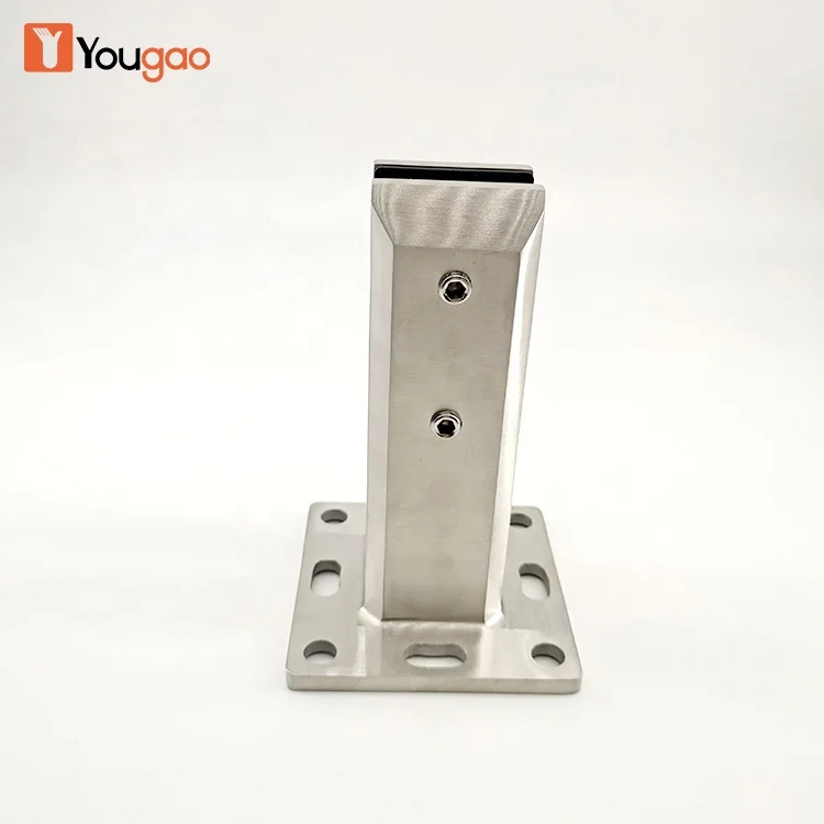 Duplex 2205 Stainless Steel Glass Spigot Square Shape