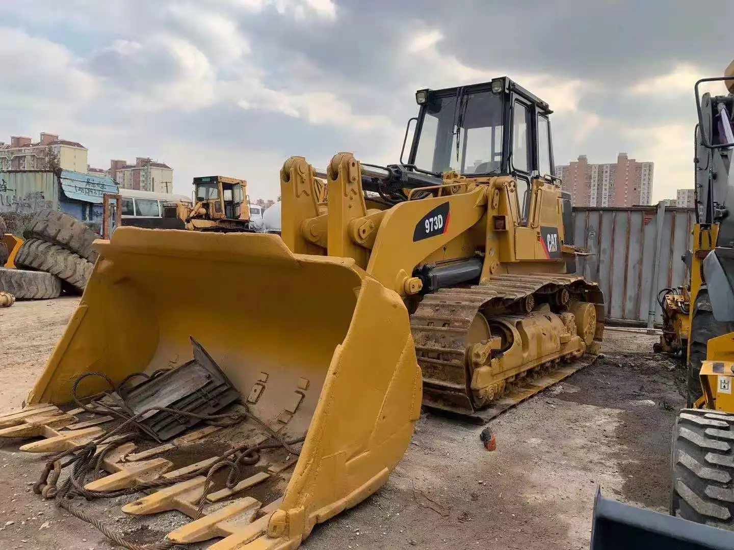 caterpillar used loaders, High quality cat 973D front loaders for sale