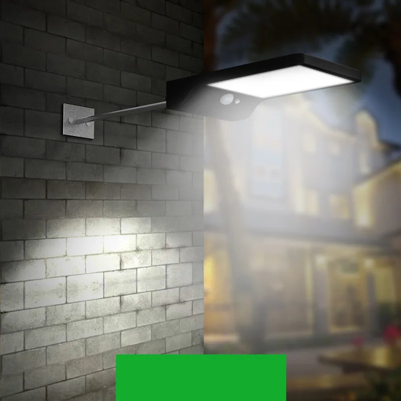 Zhong shan Factory High Quality Solar Led Wall Light Waterproof IP65 Outdoor Lighting Pir Human Body Sensor Led Wall Light