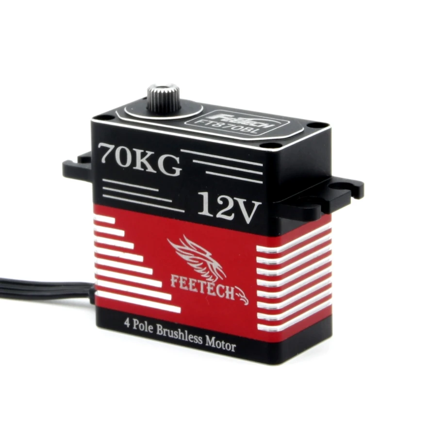 12V 70kg Xmaxx Crawler Robot Parts-Brushless Digital Servo  HV Large Torque Waterproof IPX8 Motor Steel Metal Gear RC Truck Car