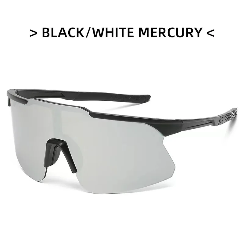 Wholesale Fashion Outdoor Oversized Mirror Lenses Sport Sunglasses Men Women