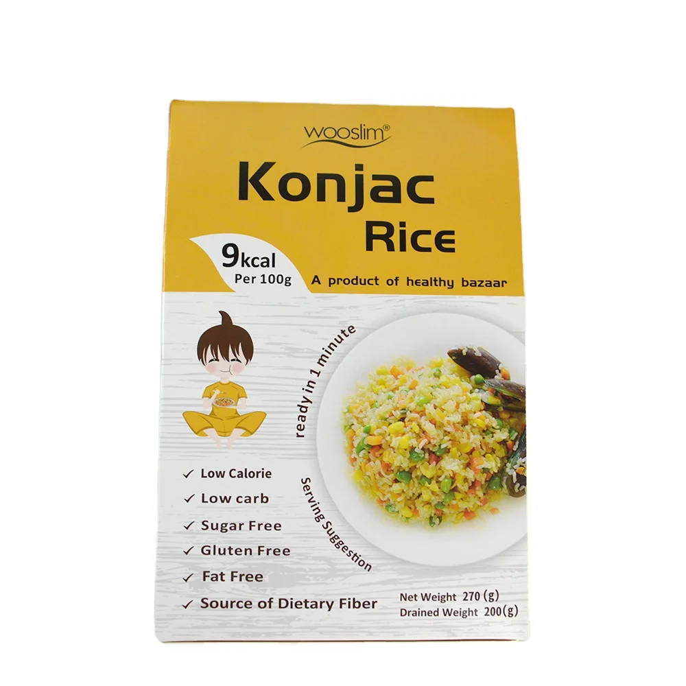 Ready to Eat Konjac Rice Shirataki Noodle Bulk  OEM Konjac Foods  Manufacturing