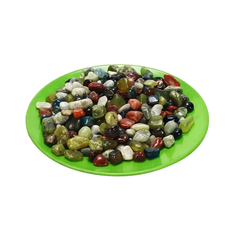 Chinese merchants supply high-quality polished multi-color agate rolling stones