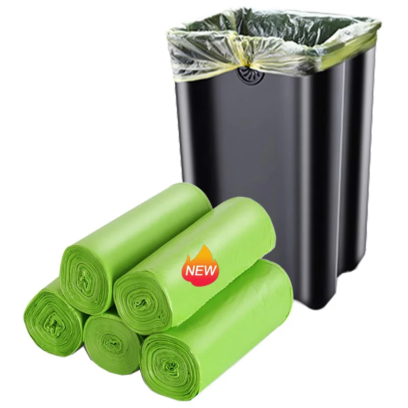 Wholesale Biodegradable Bag Recycling Plastic Tall Kitchen Yard Lawn Office Garbage Bag