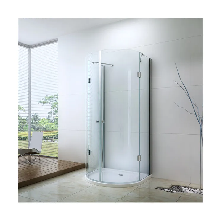 
Half round frameless shower enclosure EX 305  (60378548702)