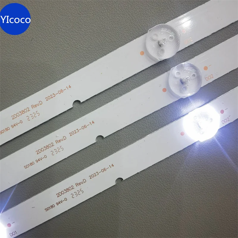 LED backlight strip for 40H5 MS-L2405 V2 LA021 YAL13-00730300-43 7700-640 light bar 100% new